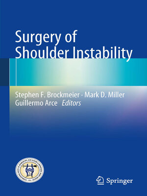 cover image of Surgery of Shoulder Instability